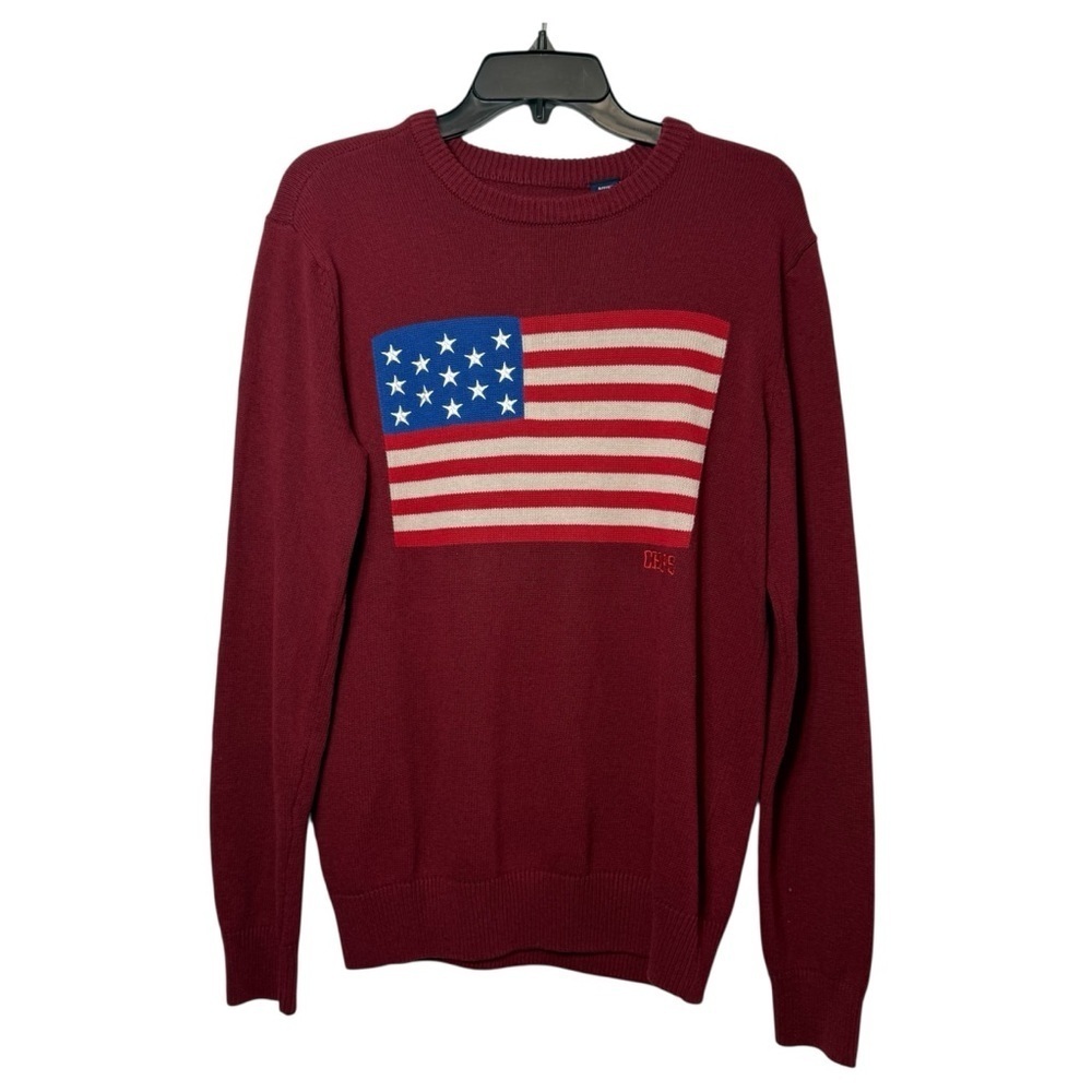Men’s Chaps American Flag Sweater
